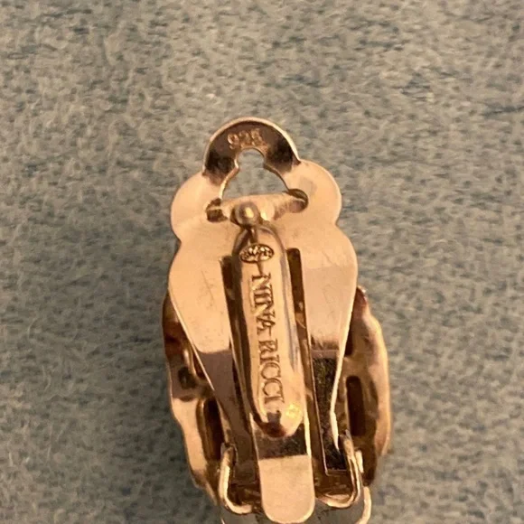 Nina Ricci silver earrings - Picture 5 of 7